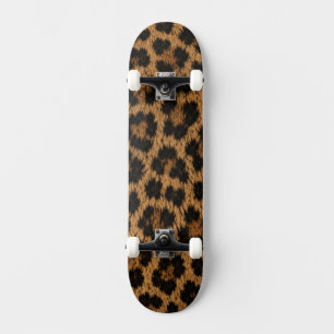Skateboard Planche à roulettes tendance à motif léopard éléga