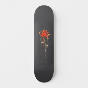 Skateboard Planche à roulettes tendance Rose large