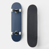 Skateboard Planche à roulettes texturée bleue au design moder (Recto)
