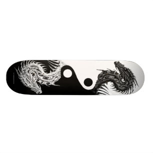 Skateboard Planche à roulettes TRIBALE de DRAGON de YING YANG
