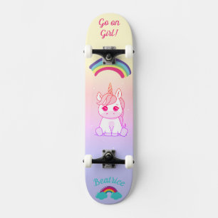 Skateboard Planche à roulettes Unicorne