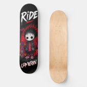 Skateboard Planche à roulettes urbaine avec graffiti emo d'an (Recto)