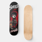 Skateboard Planche à roulettes urbaine avec graffiti emo d'an (Recto)