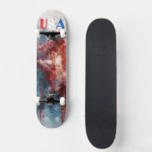 Skateboard Planche à roulettes USA (Recto)