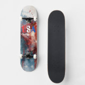 Skateboard Planche à roulettes USA (Recto)