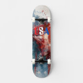 Skateboard Planche à roulettes USA (Recto)
