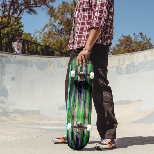 Skateboard Planche à roulettes Vert citron (Extérieur 2)