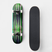 Skateboard Planche à roulettes Vert citron (Recto)