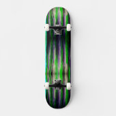 Skateboard Planche à roulettes Vert citron (Recto)