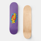 Skateboard Planche à roulettes - Wham! Violet (Recto)