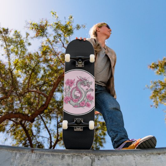Skateboard Planche à skis Flower Dragon (Extérieur 1)