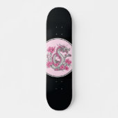 Skateboard Planche à skis Flower Dragon (Devant)