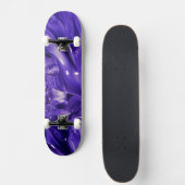 Skateboard Planche Abstraite violette (Devant)