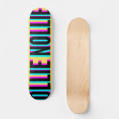 Skateboard Planche cool Jaune Ollie Nollie Planche De Patinag (Recto)