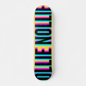 Skateboard Planche cool Jaune Ollie Nollie Planche De Patinag (Devant)