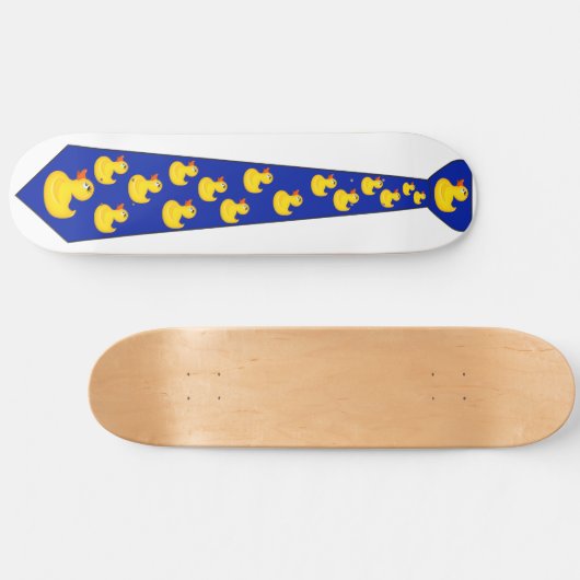 Skateboard Planche de Cravate en caoutchouc jaune (Horz)