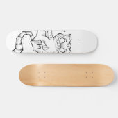 Skateboard Planche de patinage conversation du Cheshire Alice (Horz)