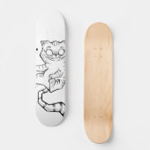 Skateboard Planche de patinage conversation du Cheshire Alice (Recto)