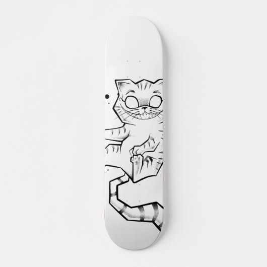 Skateboard Planche de patinage conversation du Cheshire Alice (Devant)