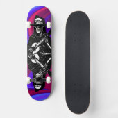 Skateboard Planche de patinage en violet (Recto)