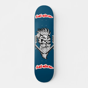 Skateboard Planche de planche à roulettes à crâne