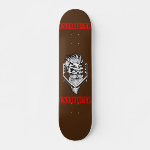 Skateboard Planche de planche à roulettes à crâne