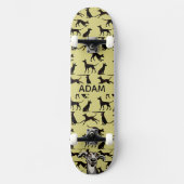 Skateboard Planche de skate à motif Podenco (Recto)