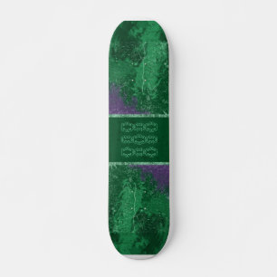 Skateboard Planche de skate-forme à Avatar vert toxique