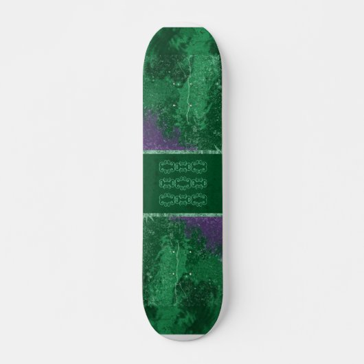 Skateboard Planche de skate-forme à Avatar vert toxique (Devant)