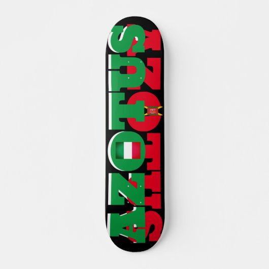 Skateboard Planche de skate-forme AZOTUS ITALIAN 7 3/4" (Devant)