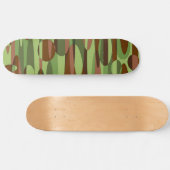 Skateboard Planche de skate-forme verte et Brown (Horz)