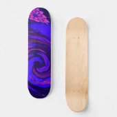 Skateboard Planche Florescente Rose Floral Surge (Recto)