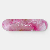 Skateboard Planche Rose, Violet, Fille, Blanc, Personnalisé, (Horz)
