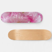 Skateboard Planche Rose, Violet, Fille, Blanc, Personnalisé, (Horz)