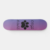 SKATEBOARD PLANCHER DES CHIENS (Horz)