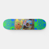 SKATEBOARD PLANCHERS DE PLANCHE EN HIPPIE GUITAR (Horz)