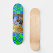 SKATEBOARD PLANCHERS DE PLANCHE EN HIPPIE GUITAR (Recto)
