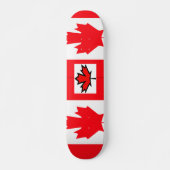 Skateboard planches à drapeau canadiennes (Devant)