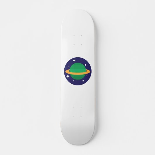 Skateboard planète dans l'espace (Devant)