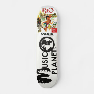 Skateboard PLANÈTE MUSICALE Planche à roulettes