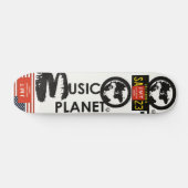 Skateboard PLANÈTE MUSICALE Skateboard, pont de 7 ¾ po (Horz)