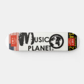 Skateboard PLANÈTE MUSICALE Skateboard, pont de 7 ¾ po (Horz)