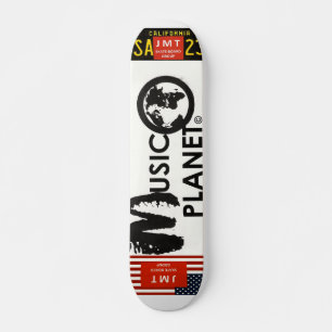 Skateboard PLANÈTE MUSICALE Skateboard, pont de 7 ¾ po