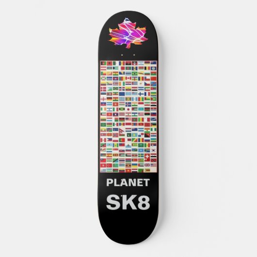 SKATEBOARD PLANÈTE SK8 (Recto)