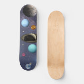 Skateboard Planètes du système solaire (Recto)