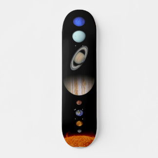 Skateboard planètes du système solaire skate deck
