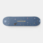 Skateboard Planètes et Rocket, Plate-forme spatiale (Horz)