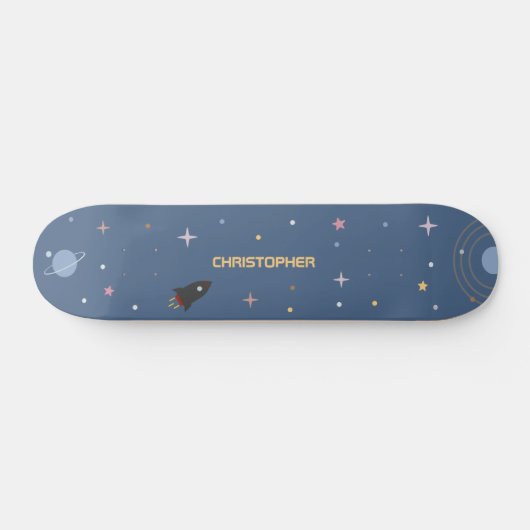 Skateboard Planètes et Rocket, Plate-forme spatiale (Horz)