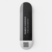 Skateboard Planne with QR Code (Recto)