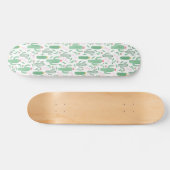 Skateboard Plante Cactus vert violet Motif (Horz)